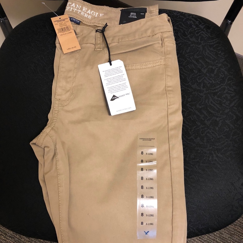 American Eagle Low Rise Jegging BNWT 8 Extra Long